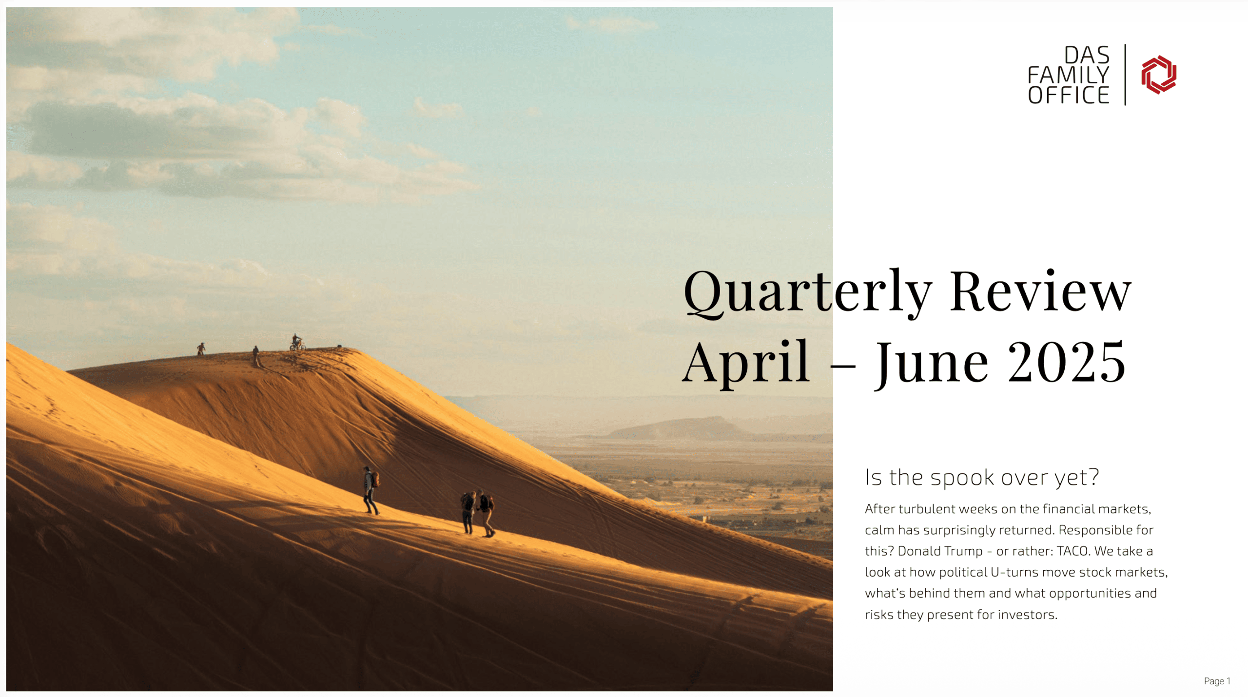 DFO Quarterly Reflections – June Q2 2025